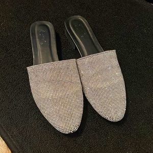 Qupid Silver Slip On’s